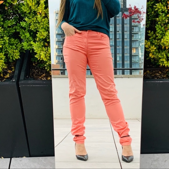 ARMANI Jeans Authentic Rose Long Leg High Waist - Picture 5 of 16